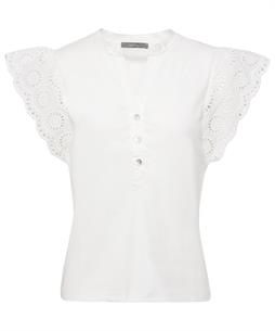 Emotions shirt broderie mouw