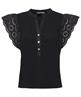 Emotions shirt broderie mouw