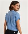 Emotions soft denim blouse met knoop