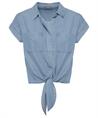 Emotions soft denim blouse