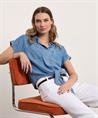 Emotions soft denim blouse