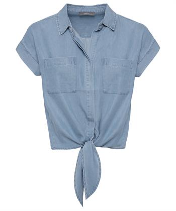 Emotions soft denim blouse