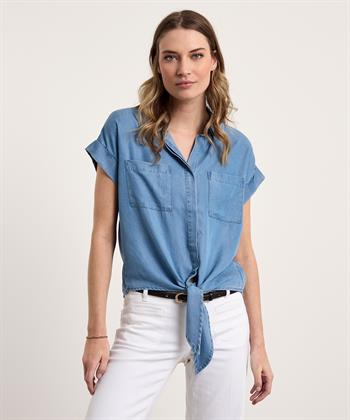 Emotions soft denim blouse