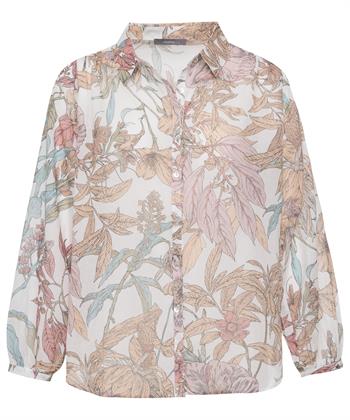 Emotions voile cotton blouse bloem