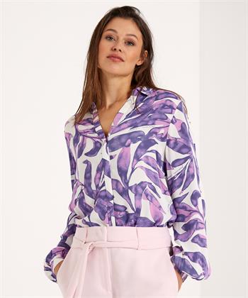 Fabienne Chapot blouse bladprint Liv