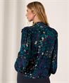 Fabienne Chapot blouse bloemenprint lurex Philo