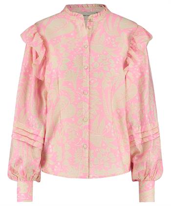 Fabienne Chapot blouse bloemprint ruffles Philo