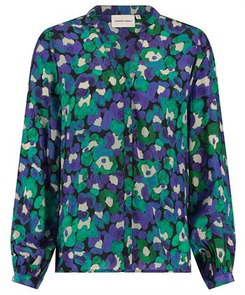 Fabienne Chapot blouse crepe bloem Frida