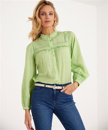 Fabienne Chapot broderie blouse Tootsie