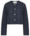 Fabienne Chapot denim jasje tweed look Davis