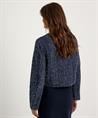 Fabienne Chapot denim jasje tweed look Davis