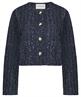 Fabienne Chapot denim jasje tweed look Davis
