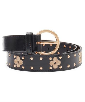 Fabienne Chapot leren riem studs Flower