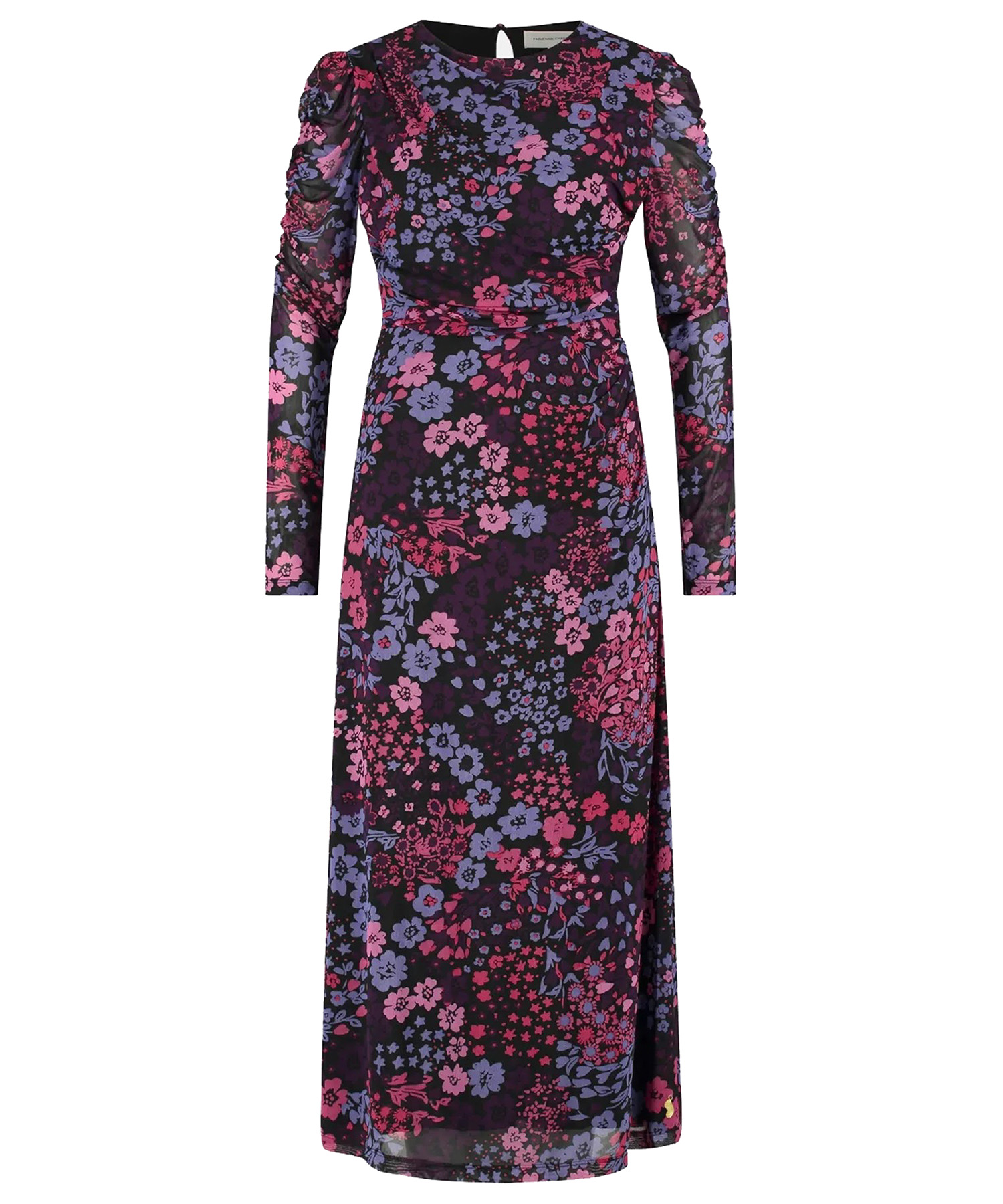 Fabienne Chapot mesh jurk bloemenprint Bella BeOne