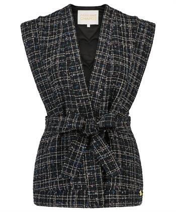 Fabienne Chapot tweed gilet lurex Lionel