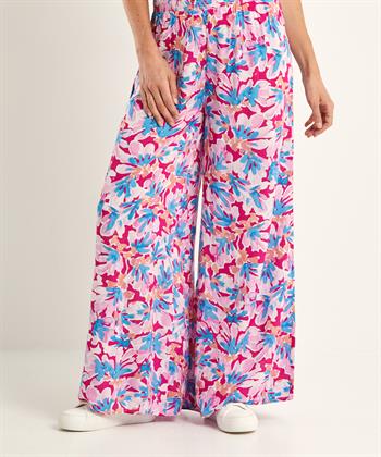 Fabienne Chapot wide leg broek bloemen Palapa