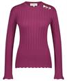 Fabienne Chapot wolmix trui knoopdetail Banda