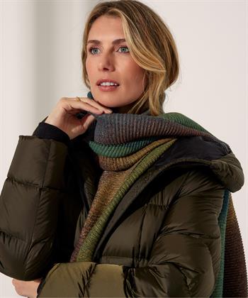 Fraas sjaal plissé degrade lurex