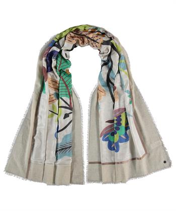 Fraas sjaal zijde organic print