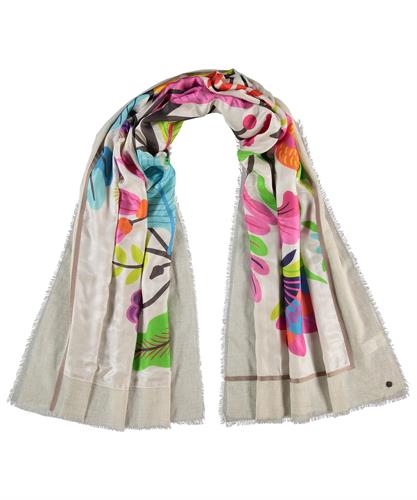 Fraas sjaal zijde organic print
