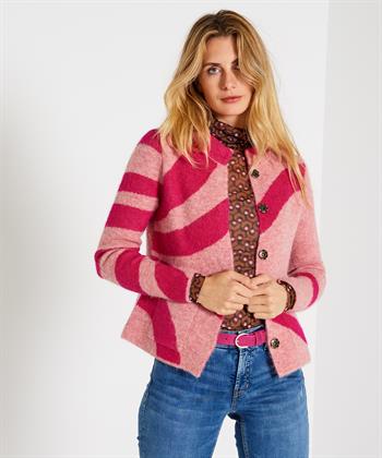 Giulia e Tu blazervest jacquard grafisch