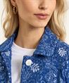 Giulia e Tu blazervest jacquard paisley