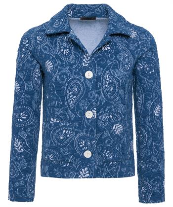 Giulia e Tu blazervest jacquard paisley