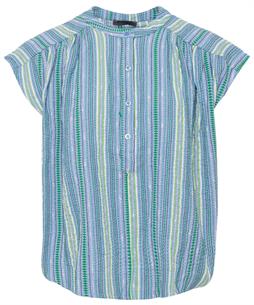 Giulia e Tu blouse geborduurde streep