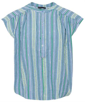Giulia e Tu blouse geborduurde streep