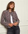 Giulia e Tu bouclé blazer lurex