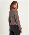 Giulia e Tu bouclé blazer lurex