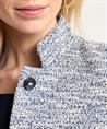 Giulia e Tu bouclé blazer lurex