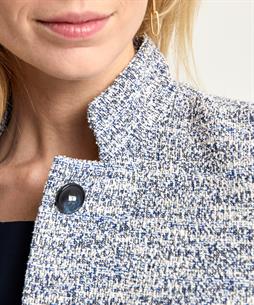 Giulia e Tu bouclé blazer lurex