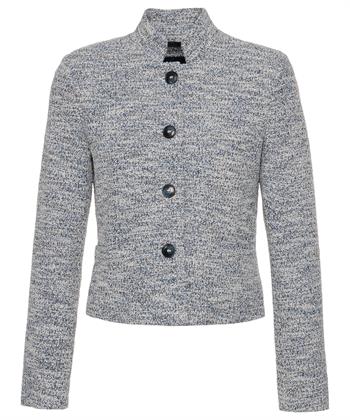 Giulia e Tu bouclé blazer lurex