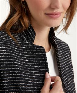 Giulia e Tu bouclé streep blazer