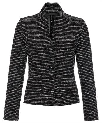 Giulia e Tu bouclé streep blazer
