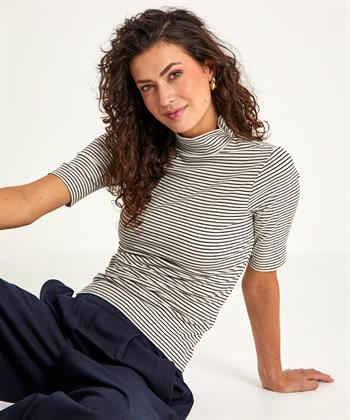 Giulia e Tu colshirt rib streepje