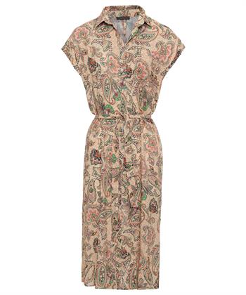 Giulia e Tu doorknoopjurk paisley bloem