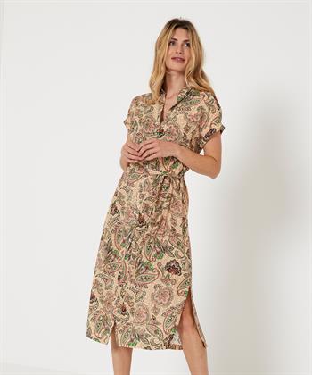 Giulia e Tu doorknoopjurk paisley bloem