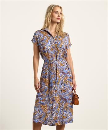 Giulia e Tu doorknoopjurk paisley