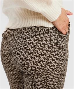 Giulia e Tu flared broek jacquard