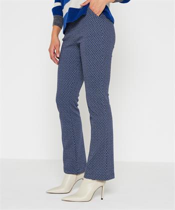 Giulia e Tu flared broek jacquard