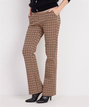Giulia e Tu flared broek pied de poule