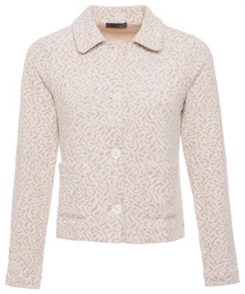 Giulia e Tu jacquard blazervest crinkle