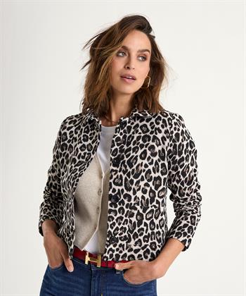 Giulia e Tu jacquard jasje panterprint