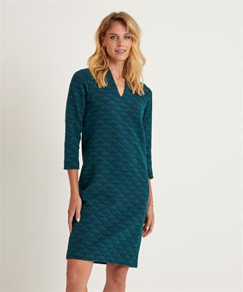 Giulia e Tu jacquard jurk schelp