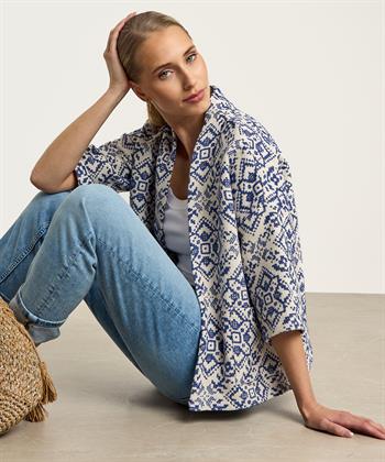 Giulia e Tu jacquard kimono jasje