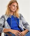 Giulia e Tu jacquard vest argyle ruit