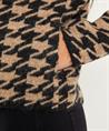 Giulia e Tu jacquard vest pied-de-poule