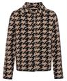 Giulia e Tu jacquard vest pied-de-poule